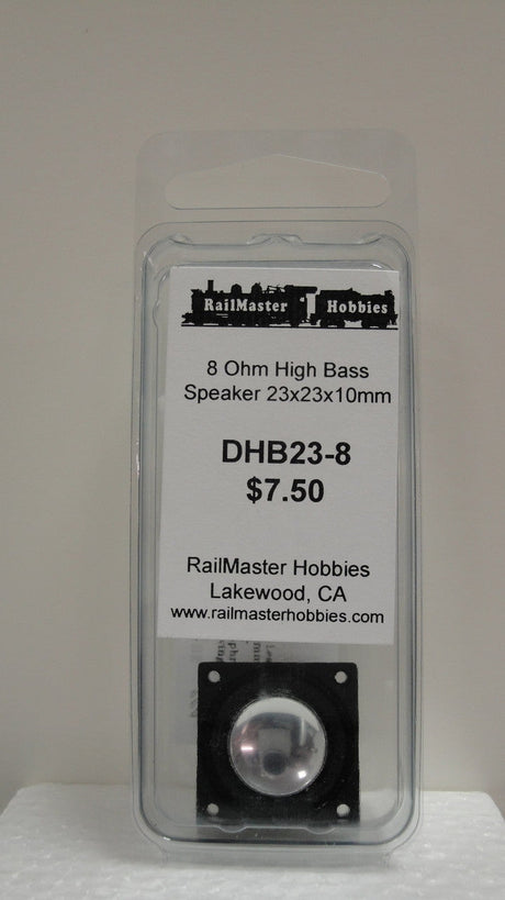 RailMaster DHB23-8 Rail Master / Speaker 23 x 23 x 10 mm 8 Ohm (Scale=HO) Part # = RMT-DHB23-8