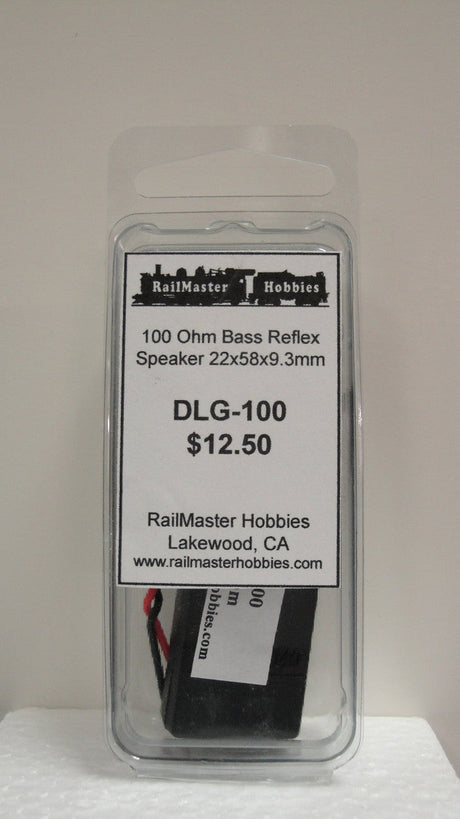 RailMaster DLG-100 Rail Master / Speaker 22 X 58 X 9.3 MM 100 Ohm (Scale=HO) Part # = RMT-DLG-100