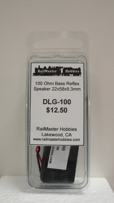 RailMaster DLG-100 Rail Master / Speaker 22 X 58 X 9.3 MM 100 Ohm (Scale=HO) Part # = RMT-DLG-100