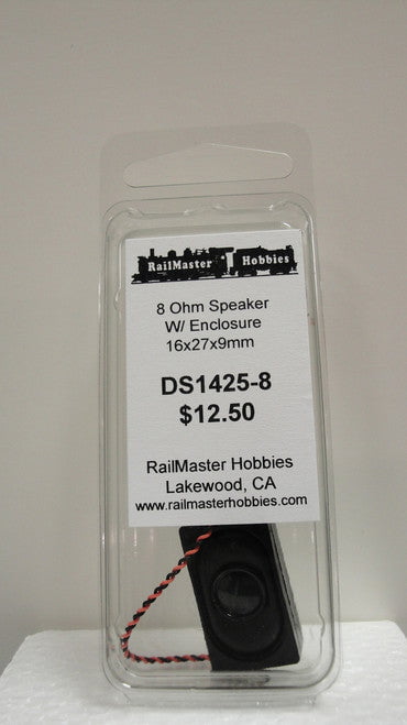 RailMaster DS1425-8 Rail Master / Speaker Small TO USE in the loco CAB 8 Ohm (Scale=HO) Part # = RMT-DS1425-8