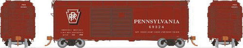 Rapido Rapido 123009-6 PRR X31A Double-Door Boxcar Early Shadow Keystone #69459 HO Scale