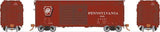 Rapido Rapido 123010-2 PRR X31A Double-Door Boxcar Late Shadow Keystone #69156 HO Scale