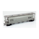 Rapido Rapido 127025 NSC 3800cuft Covered Hopper: CN CNLX Canadian National #7475 HO Scale