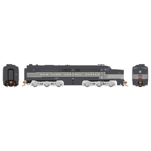 Rapido Rapido 23525 ALCO PA New York Central-P&LE #4207 (Lightning Stripe, 2-Tone Gray, System Lettering) w/LokSound & DCC HO Scale