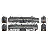 Rapido Rapido 23526 ALCO PA PB Set NYC - New York Central #4201 & 4301 (Lightning Stripe, 2-Tone Gray) w/LokSound & DCC HO Scale