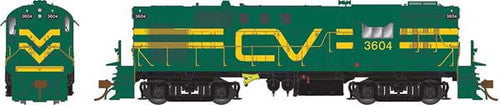 Rapido Rapido 31557 ALCO RS-11 CV -Central Vermont #3601 (green, yellow, Noodle logo) w/LokSound & DCC HO Scale