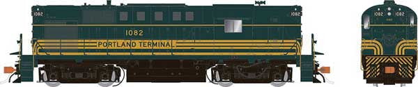 Rapido Rapido 31571 ALCO RS-11 PT - Portland Terminal #1082 (pine green, yellow) w/LokSound & DCC HO Scale