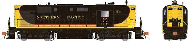 Rapido Rapido 31580 ALCO RS-11 NP - Northern Pacific #912 (As-Delivered, black, yellow) w/LokSound & DCC HO Scale