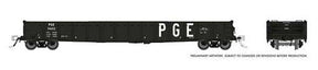 Rapido Rapido 50055A PGE - Pacific Great Eastern #9402 (As-Delivered, black) 52' 6" Canadian Mill Gondola HO Scale