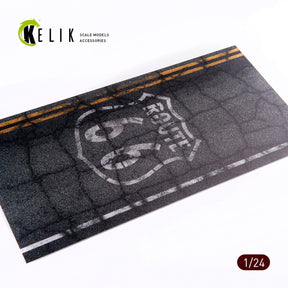 ResKit 1/24 Reskit Route 66 - Base - Acrylic 3 mm (180 x 357 mm) (210 g)