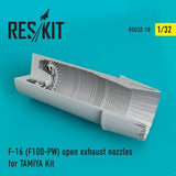 ResKit ResKit 1/32 F-16 (F100-PW) open exhaust nozzles for TAMIYA Kit (1/32)