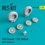 ResKit ResKit 1/32 F4U Corsair / F6F Hellcat NAVY wheels set