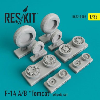ResKit ResKit 1/32 Grumman F-14 A/B "Tomcat"  wheels set (1/32)