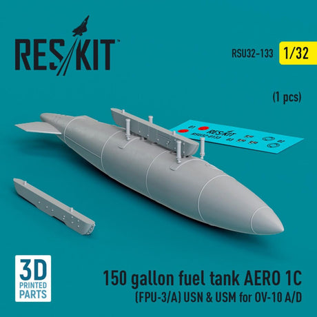 ResKit ResKit 1/32  L5150 gallon fuel tank AERO 1C (FPU-3/A) USN & USM for OV-10 A/D (1 pcs)  (3D Printed) (1/32)
