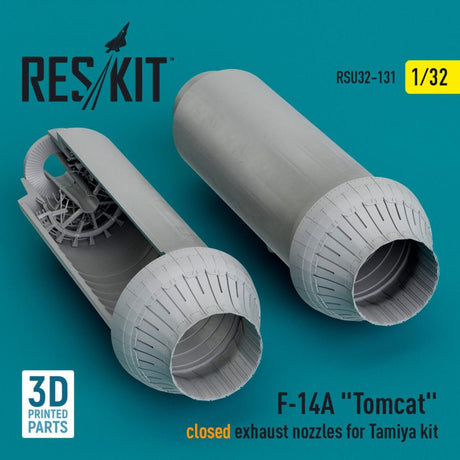ResKit ResKit 1/32  L5F-14A Tomcat closed exhaust nozzles for Tamiya kit (3D Printed) (1/32)