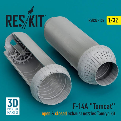 ResKit ResKit 1/32  L5F-14A Tomcat open & closed exhaust nozzles Tamiya kit (3D Printed) (1/32)