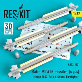 ResKit ResKit 1/32 Matra MICA IR missiles (4 pcs)