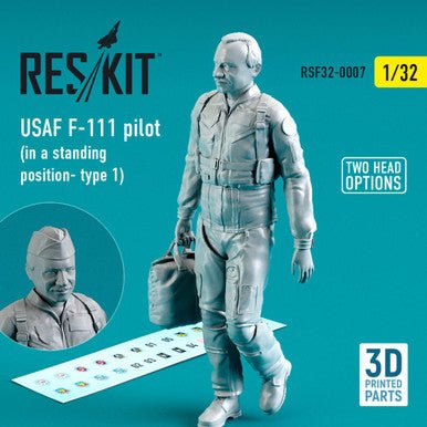 ResKit ResKit 1/32  USAF F-111 pilot (in a standing position- type 1) (3D Printing)