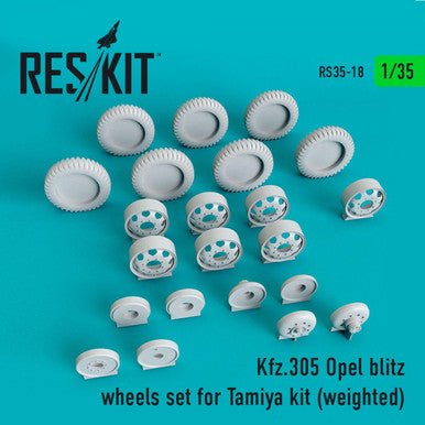 ResKit ResKit 1/35 Kfz.305 Opel blitz wheels set for Tamiya Kit (weighted) (1/35)