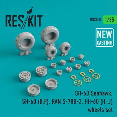 ResKit ResKit 1/35 SH-60 Seahawk SH-60 (BF) RAN S-70B-2 HH-60 (H J) wheels set  (1/35)
