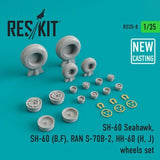 ResKit ResKit 1/35 SH-60 Seahawk SH-60 (BF) RAN S-70B-2 HH-60 (H J) wheels set  (1/35)