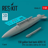 ResKit ResKit 1/48 150 gallon fuel tank AERO 1C (FPU-3/A) USN & USM for OV-10 A/D (1 pcs) (1/48)