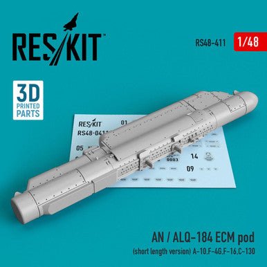 ResKit ResKit 1/48 AN / ALQ-184 ECM pod (short length version)