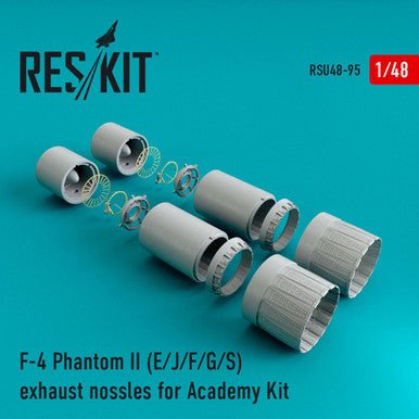 ResKit ResKit 1/48 F-4 Phantom II (E/J/F/G/S) exhaust nossles for Academy Kit (1/48)
