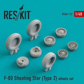 ResKit ResKit 1/48 F-80 Shooting Star (Type 2) wheels set