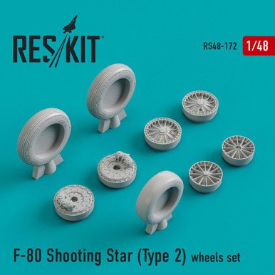 ResKit ResKit 1/48 F-80 Shooting Star (Type 2) wheels set