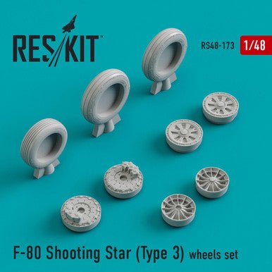 ResKit ResKit 1/48 F-80 Shooting Star (Type 3) wheels set
