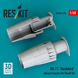 ResKit ResKit 1/48 SR-71 Blackbird exhaust nozzles for Revell kit (3D printed)