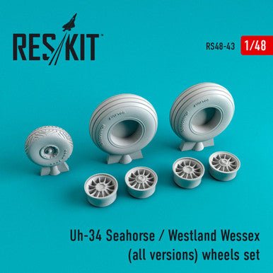 ResKit ResKit 1/48 Uh-34 Seahorse / Westland Wessex  (all versions) wheels set