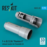 ResKit ResKit 1/72 F-4 (B, C, D, N) Phantom II exhaust nozzles for Finemolds kit (3D Printed)