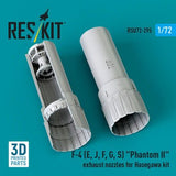 ResKit ResKit 1/72 F-4 (E, J, F, G, S) Phantom II exhaust nozzles for Hasegawa kit (3D Printed)