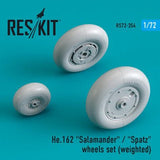 ResKit ResKit 1/72 He.162 "Salamander" / "Spatz" wheels set (weighted)