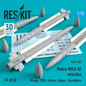 ResKit ResKit 1/72 Matra MICA RF missiles (4 pcs)
