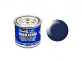 Revell 32350 14ml Tin Enamel Email Color Paint - Dark Blue Silk
