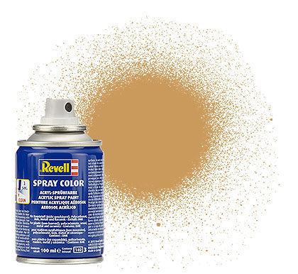 Revell 34188 100ml Acrylic Spray Color Paint - Ochre Brown Matte (Ok for Lexan RC Car Bodies)