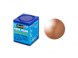 Revell 36193 18ml Bottle Acrylic Aqua Color Paint - Copper Metallic