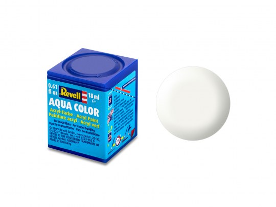 Revell 36301 18ml Bottle Acrylic Aqua Color Paint - White Silk