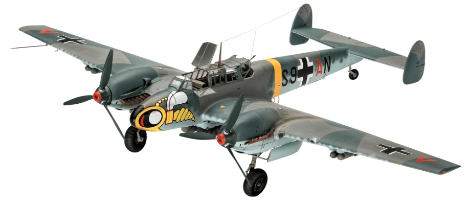Revell Germany MODEL AIRCRAFT Revell Germany 1/32 Bf110C2/7 Zerstoyer Heavy Fighter Kit