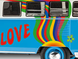 Revell Germany MODEL CARS Revell Germany 1/24 VW T1 Samba Flower Power Bus Kit