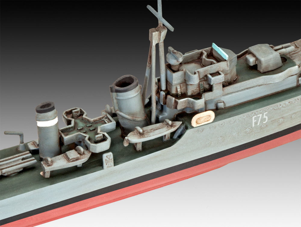 Revell Germany MODEL SHIPS Revell Germany 1/720 HMS Ark Royal/Tribal Class Destroyer Kit