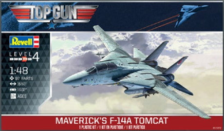 Revell-Monogram MODEL AIRCRAFT Revell-Monogram 1/48 Top Gun Classic: F14A Tomcat Aircraft Kit
