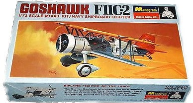 Revell-Monogram MODEL AIRPLANES Revell-Monogram 1/72 F11C2 Goshawk 1930s USN Fighter Ltd Run Kit
