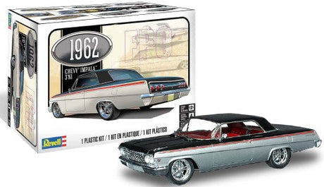 Revell-Monogram MODEL CARS Revell-Monogram 1/25 1962 Chevy Impala Hardtop (3 in 1) Kit