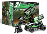 Revell-Monogram MODEL CARS Revell-Monogram Model Cars 1/24 Joey Saldana #71 Indy Race Parts Sprint Car w/Seated Driver Kit