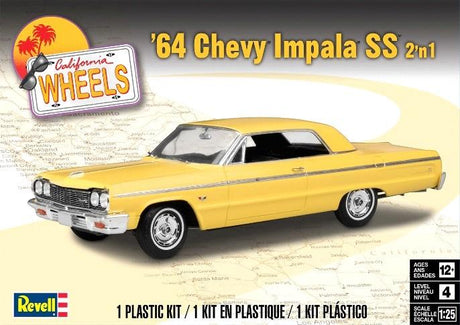 Revell-Monogram MODEL CARS Revell-Monogram Model Cars 1/25 1964 Chevy Impala SS Kit