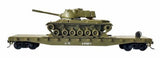 Rock Island Hobby Rock Island Hobby RIH032160 HO Scale US Army Flat Cat with Tank 032160